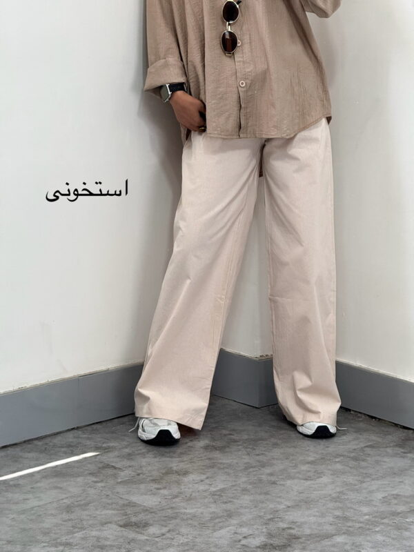 شلوار بگ لینن